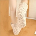 thumbnail image 5 of SwiftWear Women Winter Warm Thick Slipper Socks with Grippers Non Slip Cute Fuzzy Socks Christmas Gifts, White, 5 of 6