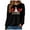 a89-Black, variant on Women's Valentine's T-Shirt Leopard Stripe Splicing Sleeve Raglans Shirt Love Heart Printed Buffalo Plaid Graphic Tees(Size:XXL)