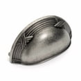 thumbnail image 4 of Dynasty Hardware P-3455-SN Super Saver Ribbon & Reed Cabinet Bin Pull, Satin Nickel, 4 of 5
