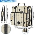 thumbnail image 2 of FORMRS Zipper Binder with Shoulder Strap 2-inch Ring 500 Sheet Capacity File Bag, Stripes Pattern, 2 of 5