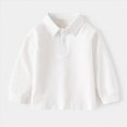 thumbnail image 4 of 12-18 Months Toddler Boys Long Sleeve Oxford Dress Shirt Solid Color Shirt 12 18 24 Months 2T 3T 4T 5T Kids Tops Fashion Gentleman School Uniform, 4 of 4