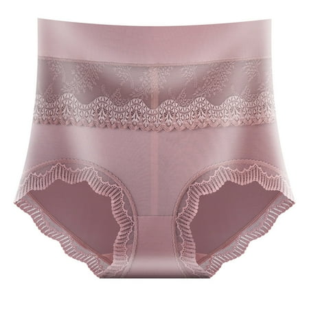 Sdeycui Women Underwear High Waist Breathable Panties for Women Tummy Control Stretch Briefs Comfortable Full Coverage Panty