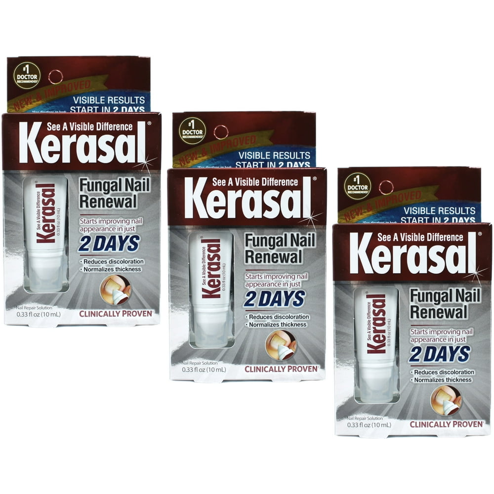 Kerasal 3 Pack Kerasal Nail Fungal Nail Renewal Treatment, 10 mL / 0.