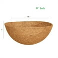 thumbnail image 7 of Coco Liners for Planters 4Pcs, 14 inch Round Coconut Liners for Planters, Hanging Basket Coco Liners, Natural Coconut Fiber Liners for Hanging Basket, 7 of 7