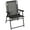 Grey, variant on Outsunny Outdoor Folding Chair, Bungee Sling Foldable Chair, Grey