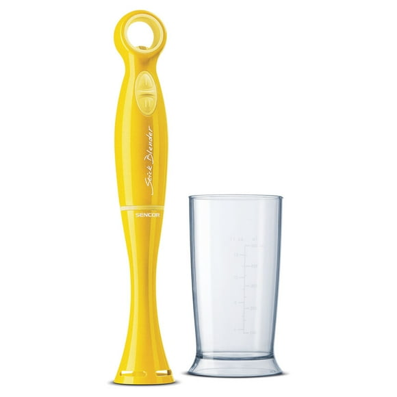 Sencor 2-Speeds Stick Hand Blender 250W with 500mL Beaker (SHB 3326YL) - Compact & Powerful Kitchen Helper