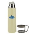 thumbnail image 3 of Travel Mug Stainless Steel Thermos Vacuum Mug 16oz  Contemporary Insulated Commuter Tumbler for Office, Home, Camping, School, Hiking  16 Ounce Insulated Thermal Cup for Kids and Adults White, 3 of 5