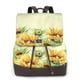 thumbnail image 1 of Fotbe Sunflowers On A Yellow Background Mochila Bolso con Estampado para Mujer, Mochila Antirrobo de Nylon Impermeable, Bolsa Ligera de Hombro, 1 of 4