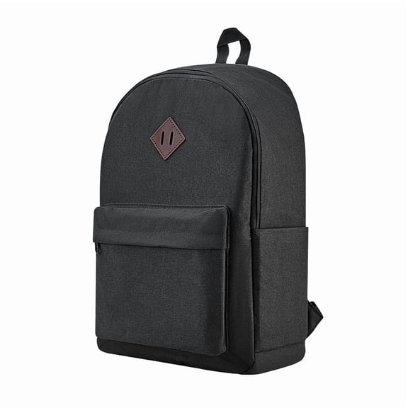 Joyway Classic Casual Backpack for Men & Women, Lightweight School Backpack with Large Main Compartment, Everyday Travel Daypack for College, Work, Commute & Outdoor Activities, Black