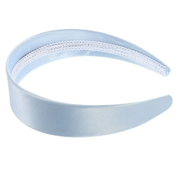 Supvox Soft Satin Adult Headband in Sky Blue Secure Non Slip Fashion Hair Wrap