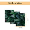 thumbnail image 4 of Floral Wall Art Canvas Painting Green Leaf Plant Posters and Prints Decorative Modern Home Decoration Tropical Green Nature Wall Home Decor Wall Art for Living Room - 12" x 16" x 3 Panels, 4 of 6