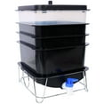 thumbnail image 5 of Worm Farm Composting Bin, 4 Tray Worm Compost Bin- for Recycling Food Waste at Home (4-Tray 20l), 5 of 12