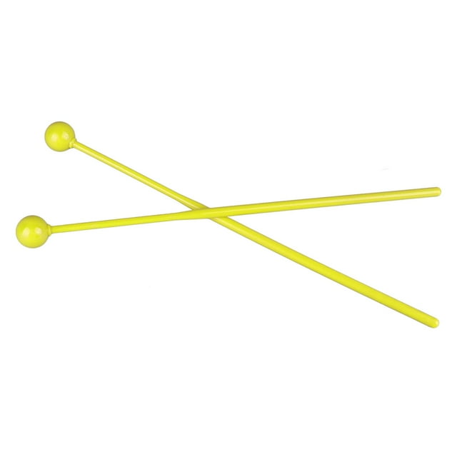 Juego de Baquetas de Plástico de 2 uds Baquetas de Ejercicio con Diseño de Cabezal de Bola Accesorios de Percusión para Instrumentos Musicales ANGGREK Otros