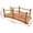 Brown, variant on vidaXL Garden Bridge for Patio Pond Flower Bed Patio Decor Outdoor Garden Wood