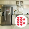 thumbnail image 2 of 10pcs imanes de refrigerador imanes de corazón imanes de oficina imanes decorativos, 2 of 6
