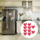 thumbnail image 2 of 10pcs imanes de refrigerador imanes de corazón imanes de oficina imanes decorativos, 2 of 6