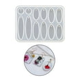 thumbnail image 2 of Earrings Pendants Mould Portable DIY Silicone Model for Party Supplies Key Chain Long Oval, 2 of 8