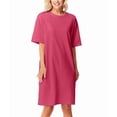 thumbnail image 4 of Solid Color Female Sleep Ultra Cotton Active Perfect Regular-Fit Short-Sleeve Crewneck One Size Shirt, 4 of 4