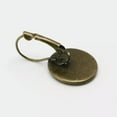 thumbnail image 4 of U8MO 8mm~25mm 10pcs French Ear Back Hook Clasp Cup Earring Post Jewelry Findings DIY-Antique Bronze-8mm, 4 of 4