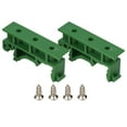 thumbnail image 1 of Chendee 1 Sets Pcb Din For C45 Rail Mount Adapter Pcb Mount Bracket Clips Mount Holder 35Mm,Green, 1 of 9