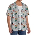 thumbnail image 2 of Kdxio Men's Hawaiian Shirt for Men Short Sleeve Shirt Skiing penguin Summer Casual Holiday Beach Button Down T-Shirts, 2 of 5