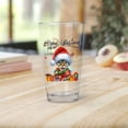 thumbnail image 2 of Merry Christmas Santa Devon Rex Scarf Twinkling Lights Xmas Holiday 16oz Pint Beer Glass Mug Cat Lover Kitten Owner Gifts Beer Glasses Cup - 00022, 2 of 5