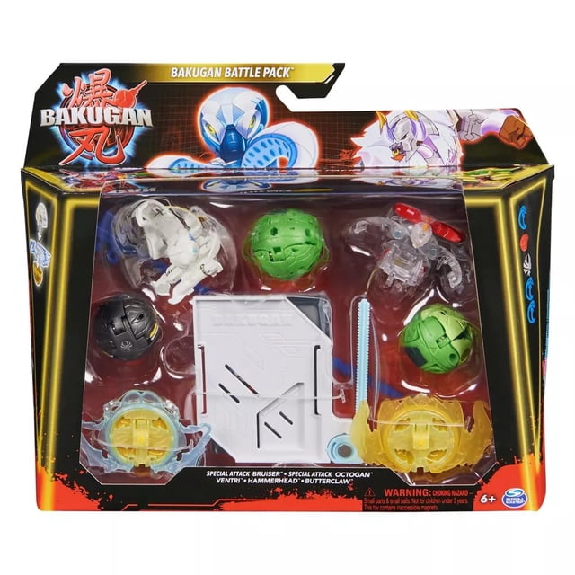 Figuras de acción Battle Pack Bakugan White Base Spin Master