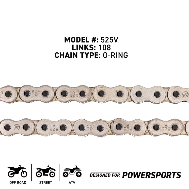 Niche Sprocket Chain Set for Kawasaki Ninja ZX10R 17/40T 525 O