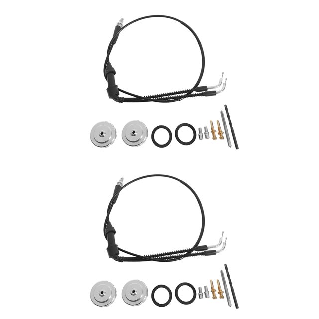 2X Tors Eliminar Kit Eliminador de Eliminación para Banshee Tapas de Cables Del Acelerador Tornillos de Ralentí