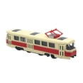 thumbnail image 2 of Autobús urbano a escala 1:90, juguete de coche de aleación fundida a presión, modelo de autobús, juguete de coche de tracción trasera con Rojo, 2 of 9