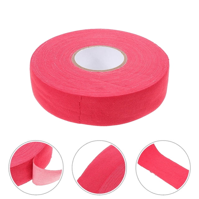 Minkissy Ruban Gaffer Rouge pour une Utilisation Durable sur Accessoires de Sport Coton 1 Pcs