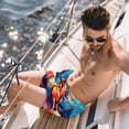 thumbnail image 2 of luoweisi Men's Beach Shorts Quick Dry Swim Trunks with Mesh Lining Horse L, 2 of 5