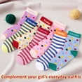 thumbnail image 2 of Lorrita Socks for Girls Funny 7 Days of the Week Cotton Little Girl Socks Novelty Girl Socks Gift Box, 4-7 Years Old, 2 of 6