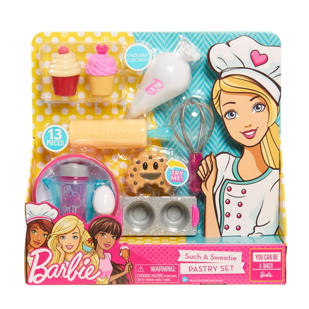 a big barbie set