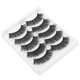 thumbnail image 5 of Pestañas postizas rizadas, 5 pares de maquillaje de escenario, pestañas postizas, calidad en la que puedes confiar, 5 of 8