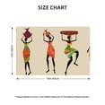 thumbnail image 3 of Rocae African Women Printed Heat Resistant Place Mats,Classic Hemstitch Cloth Fabric Placemats Imitation Linen Place Mat Table Mats 18x12 inch, 3 of 9