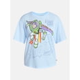 thumbnail image 5 of Toy Story Buzz Lightyear Women's Graphic Tee with Short Sleeves, Sizes XXS-XXL, 5 of 5