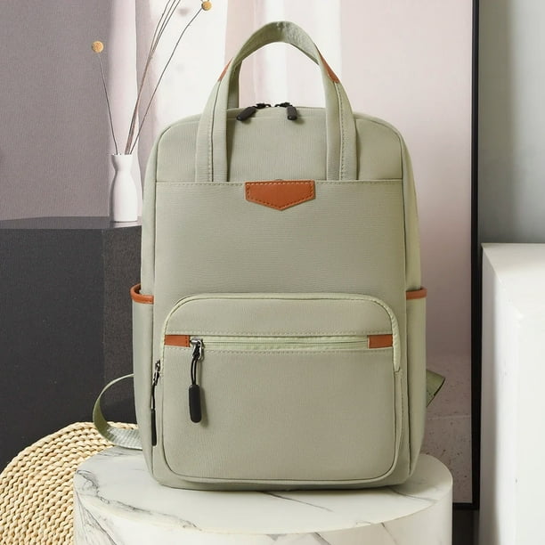 Women Student School Bag Multifunctional School Backpack Large Capacity Fashion Waterproof Oxford College Backpack
