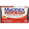 Mucinex Sinus-Max Severe Congestion Relief Caplets 20 ea (Pack of 3)