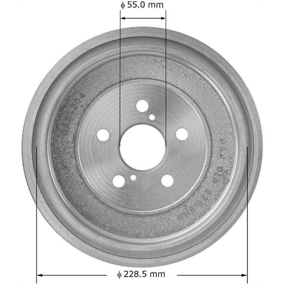 Bendix PDR0836 Premium Brake Drum