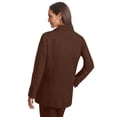 thumbnail image 3 of Jessica London Women's Plus Size Casual Long Sleeve Linen Blazer Jacket with Pockets, 3 of 6