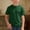 Green, variant on Kids T Shirts Short Sleeve Waffle Dark Green Tee Shirts Kids Athletic Shirts Summer Outfit Boys Tshirts Size 3-4 Years