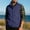 Dark Blue, variant on Men's Vest Sleeveless Stand Collar Zipper Multi-Pocket Solid Color Outdoor Utility Vest