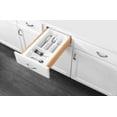 thumbnail image 2 of Rev-A-Shelf GCT-1W-52 Plastic Compartment Cutlery Tray Insert Organizer, White, 2 of 6