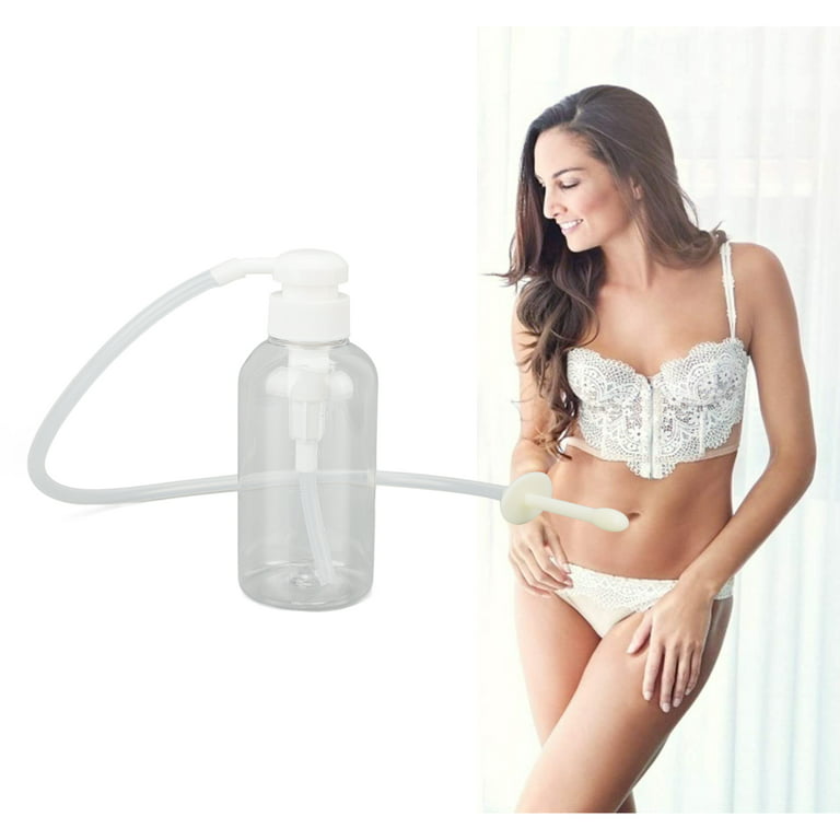 Kit de nettoyage du vagin, tube de raccordement long économique grande  capacité facile à nettoyer nettoyant de douche vaginal en silicone  réutilisable