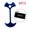 thumbnail image 1 of 8pcs Anchor Peg Deck Path Fish bag; Tent pegs deck; Bone Shape Peg Aluminium Alloy Tent Peg Camping, 1 of 1