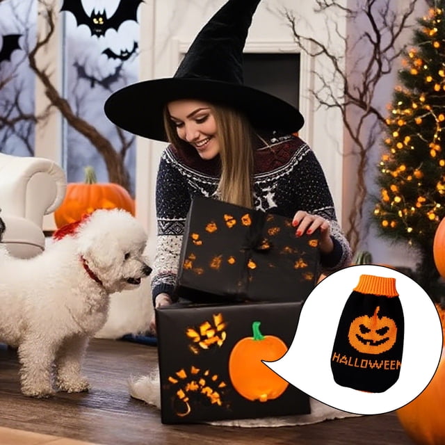 Ropa para Perros, Ropa de Invierno, Corkifa Dou, Ropa para Cachorros, Suéter de Punto Navideño.