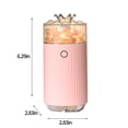 thumbnail image 3 of RKSTN humidifiers for bedroom Portable Mini Humidifier With Crystal Stone USB Aromatherapy Atomize Oil Diffuser Colorful AmbienceLight For Car Super Quiet, 3 of 6