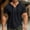 Black, variant on Men's Shirts,Hoodies Mens Quarter Zipper Short Sleeve Hooded T-Shirts Drawstring Lightweight V Neck Pullover Summer Athletic Shirt