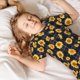 thumbnail image 5 of Balery Royal Blue Plaid Sunflower Conjunto de Pijama Infantil de Manga Corta con Estampado – Ropa de Dormir de Algodón Suave-3X-Large, 5 of 6